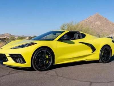 yellowhummer corvette c8 yellow 3
