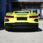 Back view Chevrolet Corvette C8 Stingray in Linz