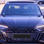 Front view Audi RS3 8Y 2.5 TFSI north of Innsbruck