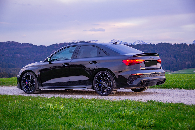 Side View 2 Audi RS3 8Y 2.5 TFSI north of Innsbruck