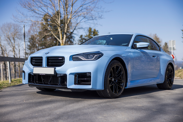 Front view BMW M2 Coupe at Lake Constance