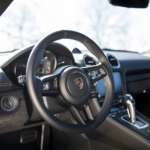 Interior Porsche Cayman GT4 on Lake Constance