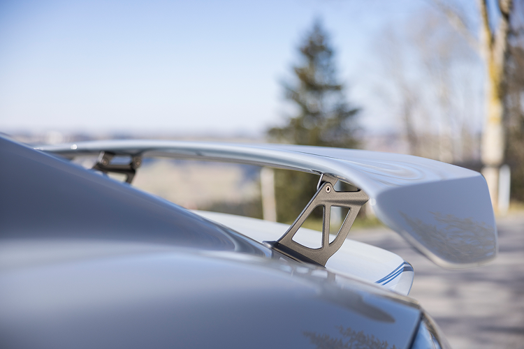 Spoiler Porsche Cayman GT4 on Lake Constance