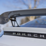 Brand Porsche Cayman GT4 on Lake Constance