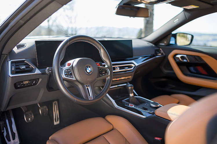 Interior BMW M2 Coupe at Lake Constance