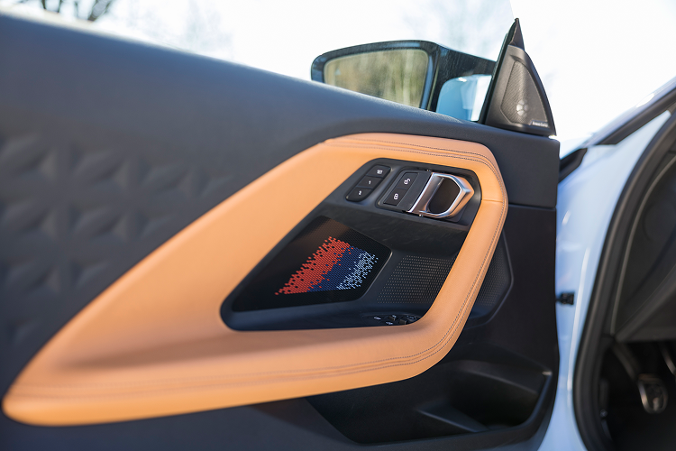 Door interior BMW M2 Coupe at Lake Constance