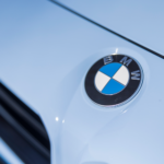 Logo detail BMW M2 Coupe at Lake Constance