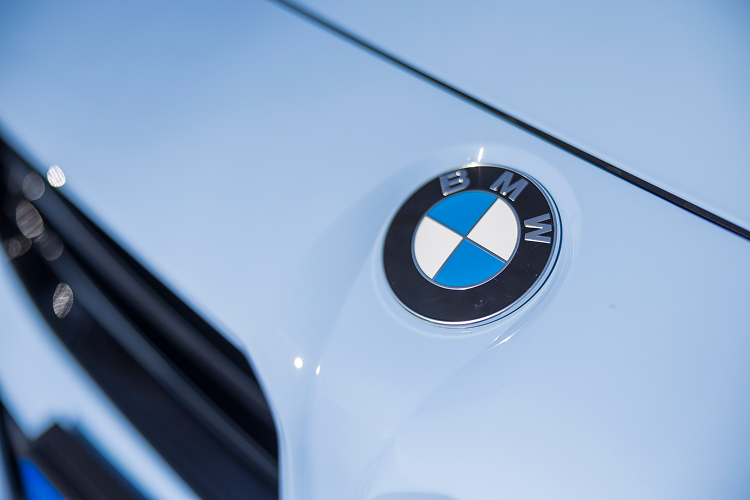 Logo detail BMW M2 Coupe at Lake Constance
