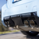 exhaust system BMW M2 Coupe at Lake Constance