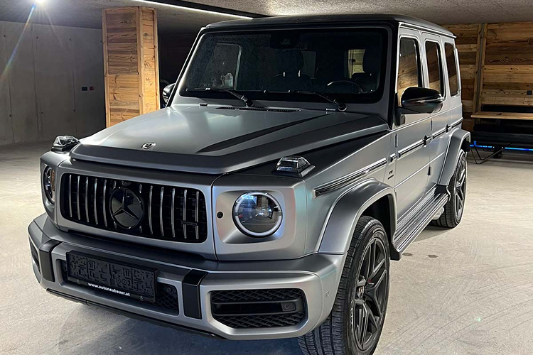 Side view Mercedes G63 AMG in Kufstein