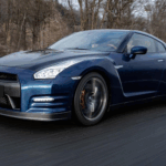 Side view Nissan GTR R35 in Imst