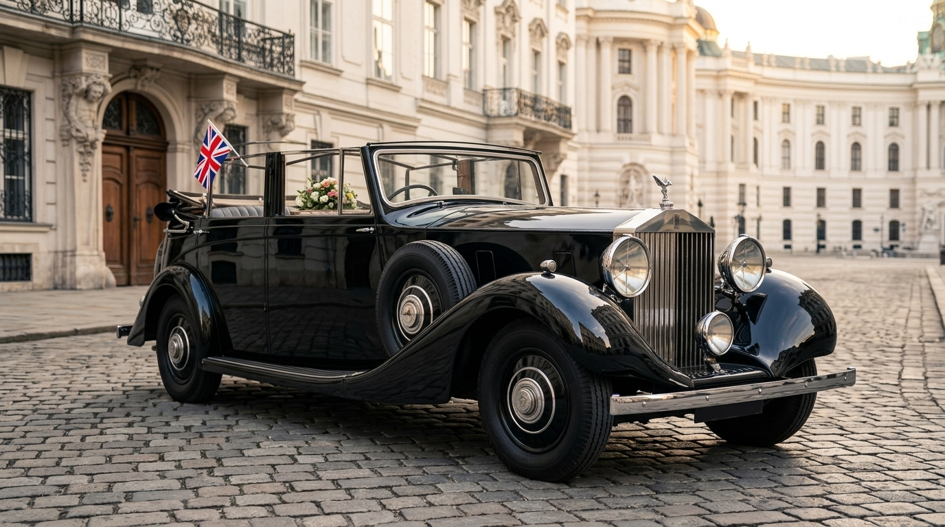 Rent Rolls Royce Wraith Open Tourer in Vienna Hero
