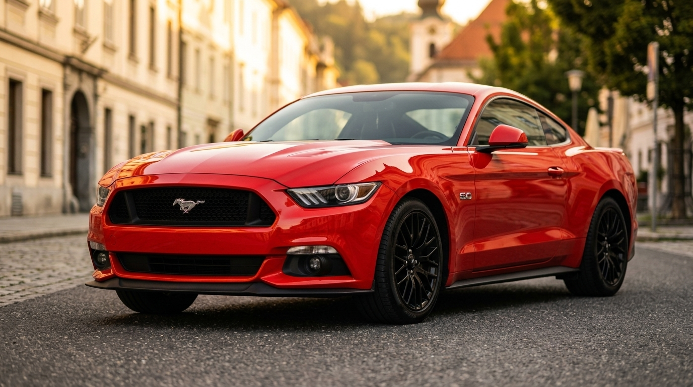 Rent a Ford Mustang GT in Leoben hero